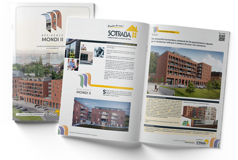 Tubize Mockup Brochure commerciale