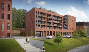 Appartements à vendre à Tubize : Sotraba vous ouvre les portes de la Résidence Mondi II. 8 Tubize immeubles Mondi 2 Vue B 231123 copie