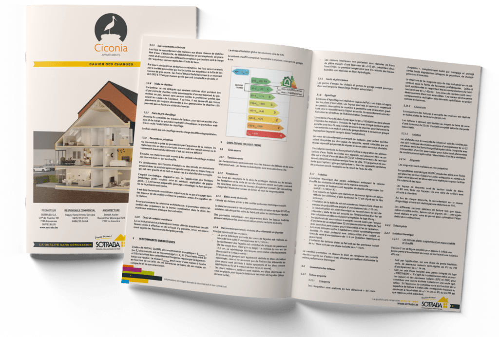 Mockup cahier des charges appartements