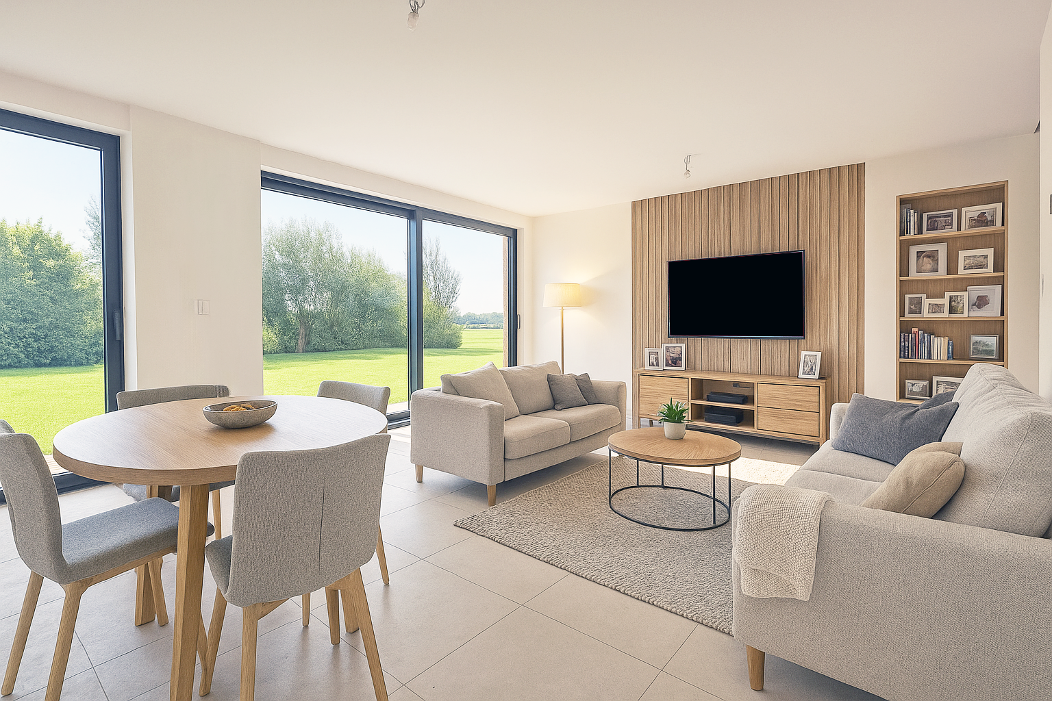 Maisons neuves à Enghien : votre nid douillet prêt pour les fêtes – Sotraba 5 Salon living_1