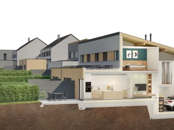 BE Thuin 14 habitations rue du Fosteau Vue COUPE 230126 - Grande